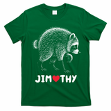 Love Jimothy Raccoon T-Shirt - Irish Green