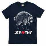 Love Jimothy Raccoon T-Shirt - Navy Blue