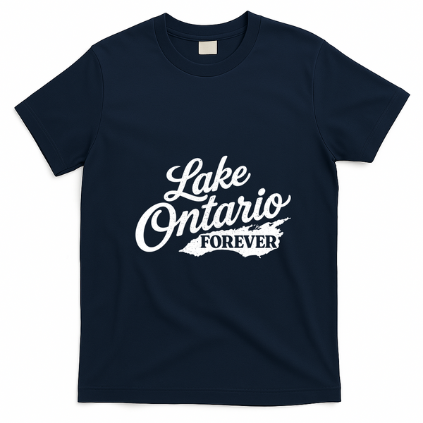 Lake Ontario Forever T-Shirt - Navy Blue