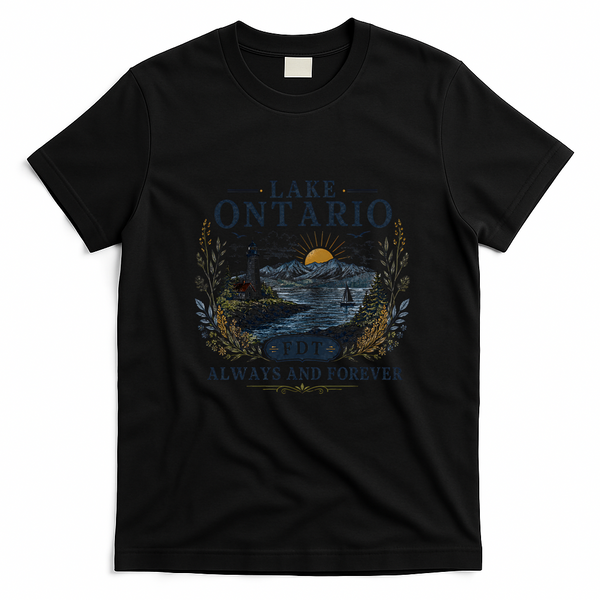 Lake Ontario FDT Always And Forever T-Shirt - Black