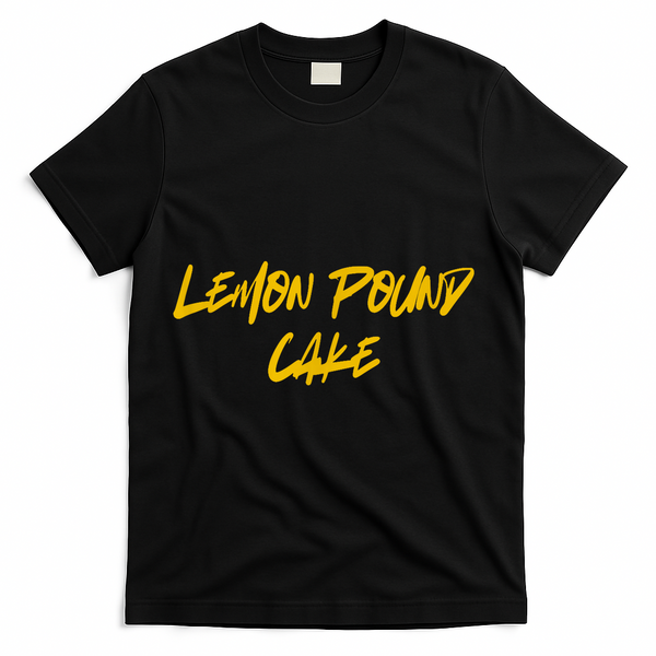 Lemon Pound Cake Meme T-Shirt - Black
