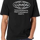 LUMON Macrodata Refinement Department Black T-Shirt - White