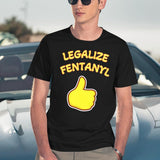 Legalize Fentanyl Black T-Shirt - Navy
