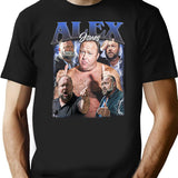 Limited Alex Jones Vintage Shirt Gift for Woman anda Man Black T-Shirt - Black