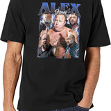 Limited Alex Jones Vintage Shirt Gift for Woman anda Man Black T-Shirt - White