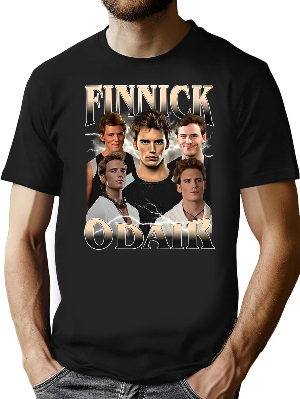 Limited Finnick Odair Vintage Shirt Gift for Woman and Man Black T-Shirt - Black