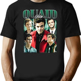 Limited Jack Quaid Vintage Shirt Gift for Woman and Man Black T-Shirt - Black