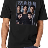 Limited Jess Mariano Vintage Gift for Woman and Man Black T-Shirt - White
