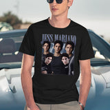 Limited Jess Mariano Vintage Gift for Woman and Man Black T-Shirt - Navy