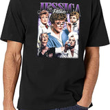 Limited Jessica Fletcher Vintage Shirt Gift for Woman and Man Black T-Shirt - White