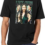 Limited Lucy Chen Vintage Shirt Gift for Woman and Man Black T-Shirt - White
