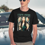 Limited Lucy Chen Vintage Shirt Gift for Woman and Man Black T-Shirt - Navy