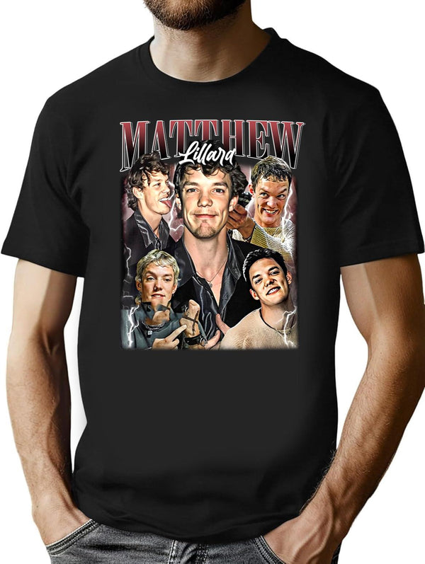 Limited Matthew Lillard Vintage Shirt Gift for Woman and Man Black T-Shirt - Black