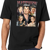 Limited Matthew Lillard Vintage Shirt Gift for Woman and Man Black T-Shirt - White