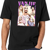 Limited Miss Vanjie Vintage Shirt Gift for Woman and Man Black T-Shirt - White