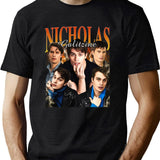 Limited Nicholas Galitzine Vintage Shirt Gift for Woman and Man Black T-Shirt - Green