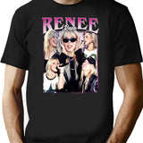 Limited Renee Rapp Vintage Shirt Gift for Woman anda Man Black T-Shirt - Black