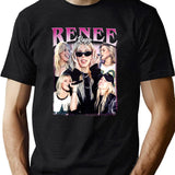 Limited Renee Rapp Vintage Shirt Gift for Woman anda Man Black T-Shirt - Green