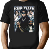 Limited Rod Wave Vintage Shirt Gift for Woman and Man Black T-Shirt - Black