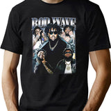 Limited Rod Wave Vintage Shirt Gift for Woman and Man Black T-Shirt - Green