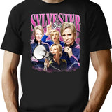 Limited Sue Sylvester Vintage Shirt Gift for Woman anda Man Black T-Shirt - Black