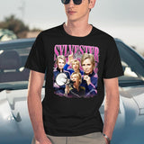 Limited Sue Sylvester Vintage Shirt Gift for Woman anda Man Black T-Shirt - Navy