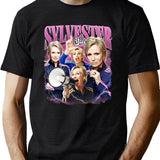 Limited Sue Sylvester Vintage Shirt Gift for Woman anda Man Black T-Shirt - Green