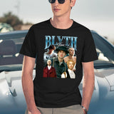 Limited Tom Blyth Vintage Shirt Gift for Woman and Man Black T-Shirt - Navy