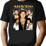 Limited Tom Jones Vintage Shirt Gift for Woman and Man Black T-Shirt - Black