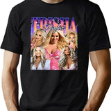 Limited Trisha Paytas Vintage Shirt Gift for Woman and Man Black T-Shirt - Green