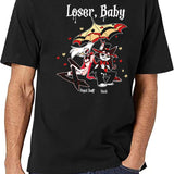 Loser Baby Shirt,Angel Dust & Husk Shirt,Angel Dust Hazbin Hotel,Husk Hazbin Hotel Shirt,Hazbin Hotel Unisex Black T-Shirt - White