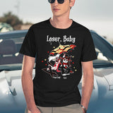 Loser Baby Shirt,Angel Dust & Husk Shirt,Angel Dust Hazbin Hotel,Husk Hazbin Hotel Shirt,Hazbin Hotel Unisex Black T-Shirt - Navy