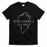 Make America Go Away Greenland Not For Sale T-Shirt - Black