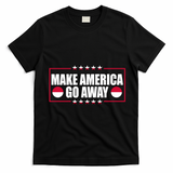 Make America Go Away MAGA Support Greenland T-Shirt - Black