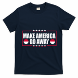 Make America Go Away MAGA Support Greenland T-Shirt - Navy Blue