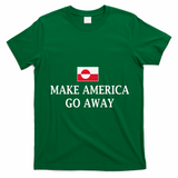 Make America Go Away Greenland Flag Anti-MAGA T-Shirt - Irish Green