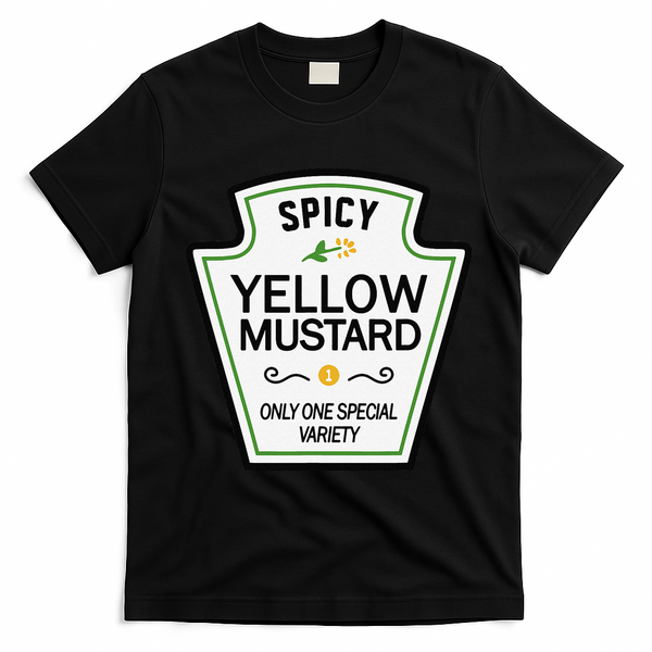 Mustard Condiments Group Halloween Costumes T-Shirt - Black