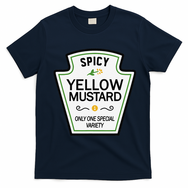 Mustard Condiments Group Halloween Costumes T-Shirt - Navy Blue