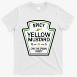 Mustard Condiments Group Halloween Costumes T-Shirt - White