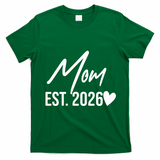 Mom EST 2026 T-Shirt - Irish Green