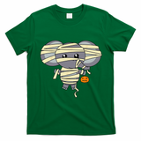 Mummy Elephant Trick Or Treating Costume Cute Halloween Gift T-Shirt - Irish Green