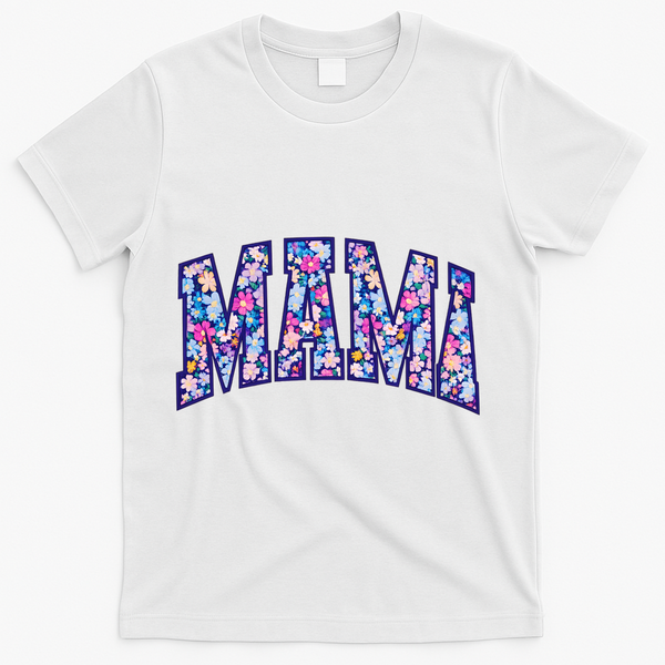 Mama Floral T-Shirt - White