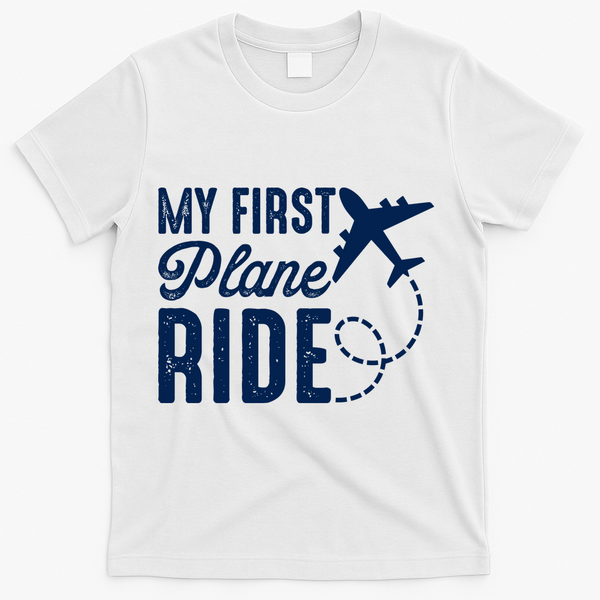 My First Plane Ride T-Shirt - White