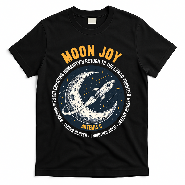 Moon Joy Artemis II T-Shirt - Black