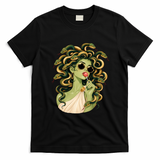 Medusa Lollipop Sunglasses Snake Vintage Greek Mythology T-Shirt - Black