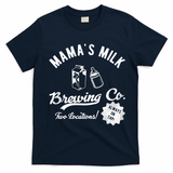 Mamas Milk Brewing Co Funny Cute T-Shirt - Navy Blue