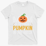 Mom Of The Coolest Pumpkin In The Patch Matching Halloween Cool Gift T-Shirt - White