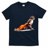 Monkey Punch Baby Little Punch Big Love T-Shirt - Navy Blue