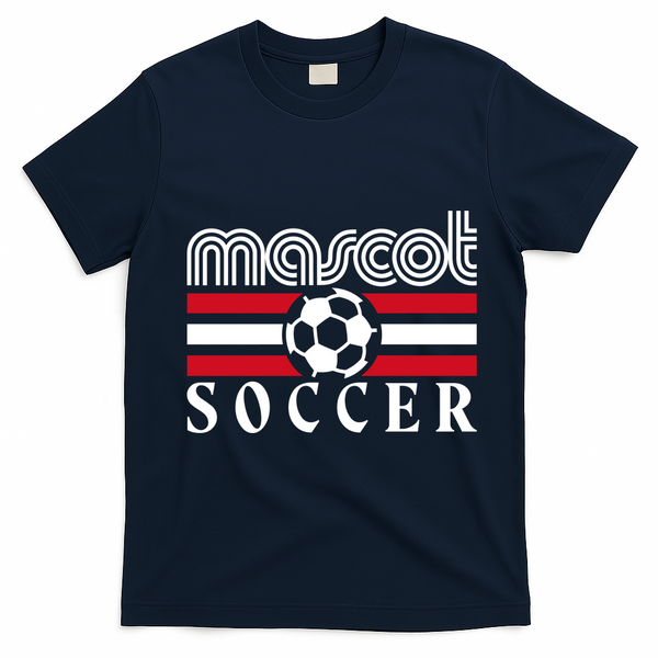 Mascot Soccer Country Fan T-Shirt - Navy Blue