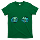 Mermaid, Seashell, Sea, Shell, Bikini, Carnival, Halloween, T-Shirt - Green